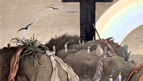 Felix Jenewein - Smíření, Z cyklu Mor (1901).